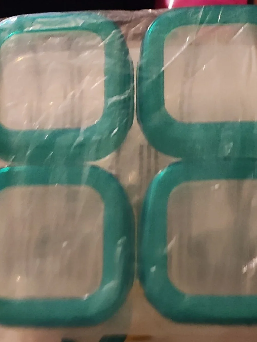 Oxo Blue-Lid Small Food Storage Containers Set